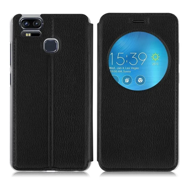 Funda Con Tapa Visor Compatible Asus Zenfone 3 Zoom Ze553kl