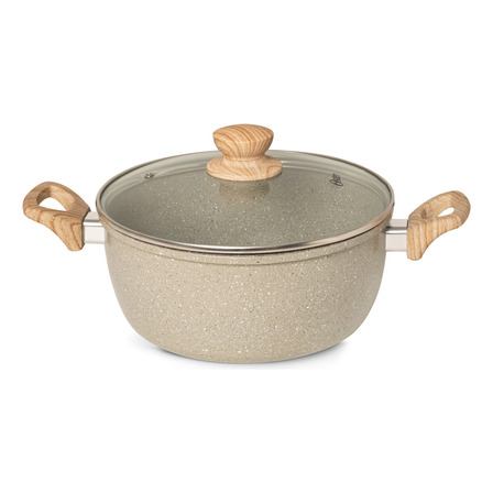Panela Caçarola Indução Com Tampa 4,5l Cinza Panela Caçarola Indução Com Tampa 4,5l Cinza