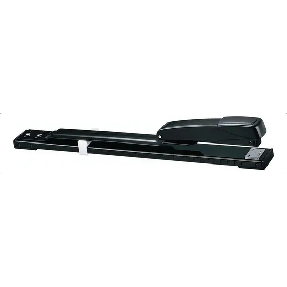Abrochadora Revistas Broches Brazo Largo 24/6 330mm Color Negro