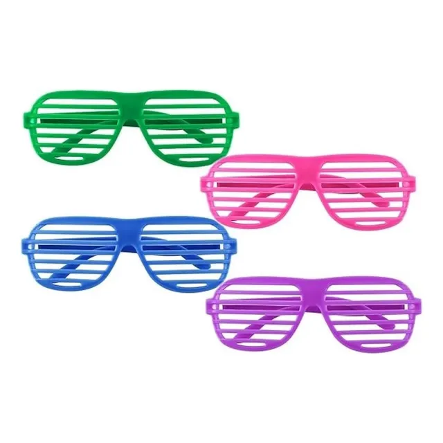Lentes 25 Uds Rejilla Fluorecentes Brilla Oscuridad
