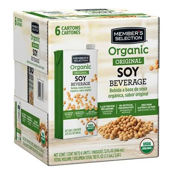 Bebida Leche De Soya Organica 946ml X 6 - Ml