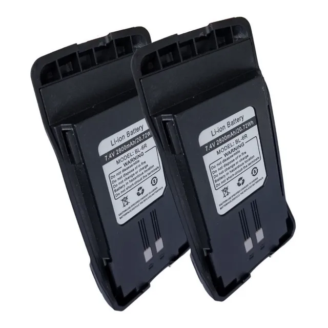 Kit Rádio Comunicador 2 Bateria Para Baofeng Uv 6r Original