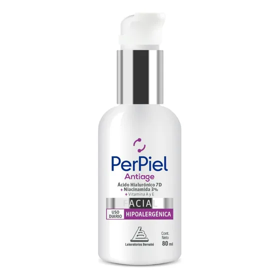 Perpiel Antiage Emulsión Facial Acido Hialurónico X 80ml Sensible