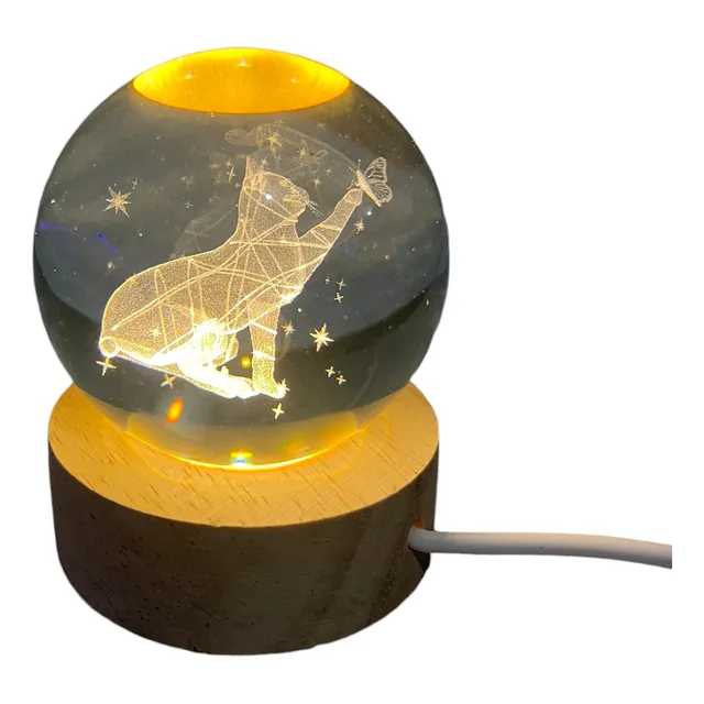 Lámparas De Cristal,esferas 3d Decorativas,para Escritorio
