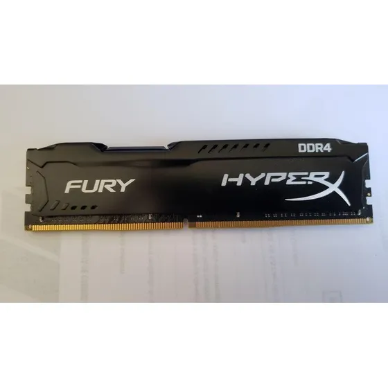 Memória Ram Fury Color Preto  8gb Hyperx Hx421c14fb/8