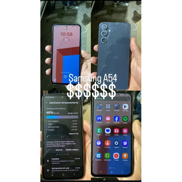 Samsung Galaxy A54 Gris 128 Gb