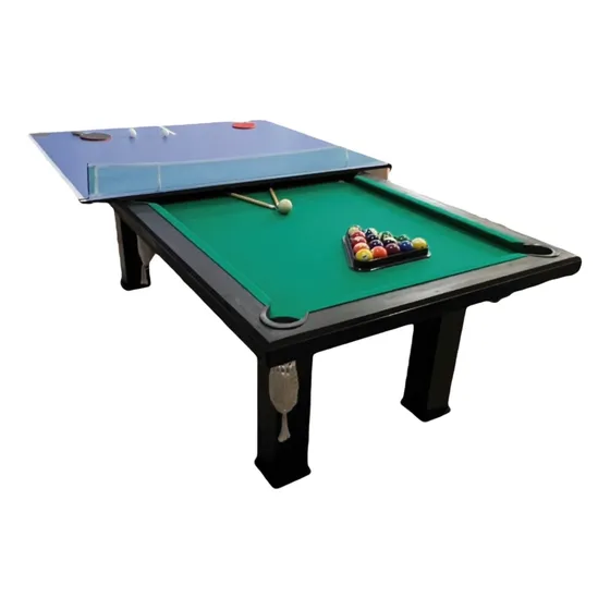 Mesa De Pool Multifuncion 3 En 1  Accesorios Silbor Juegos
