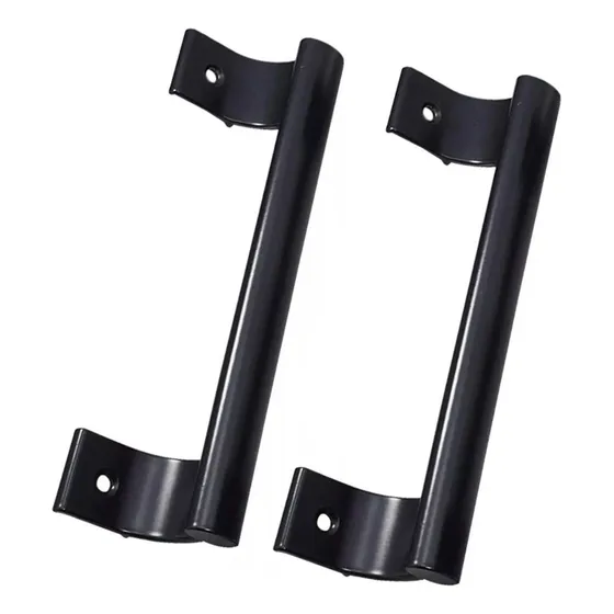 2kit Manillon Doble Acero Inoxidable 20cm Para Puerta Madera