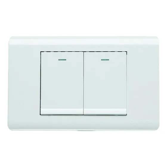 Interruptor Doble 3 Way Para Empotrar Elite