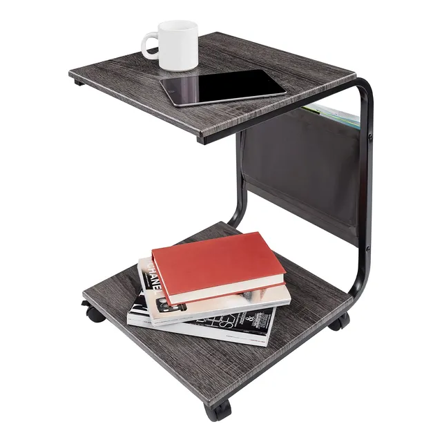 Carrito Móvil Ajustable Para Computadora Portátil Con Ruedas