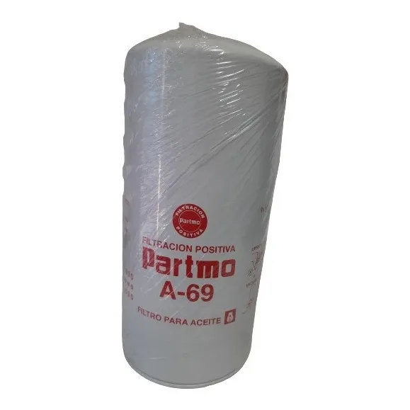Filtro Aceite Motor Marca Partmo A69 Equivalente P554005