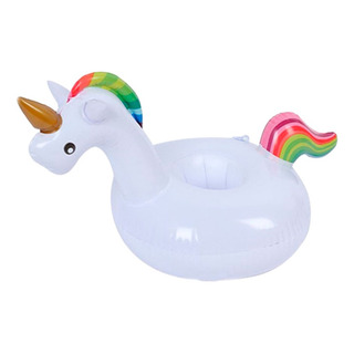 Portavaso Inflable Flotador Soporte Bebida Alberca Unicornio Portavaso Inflable Flotador Soporte Bebida Alberca Unicornio