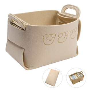Cesto Ropa Sucia Plegable De Fieltro Con Un Patrón De Oso75l Cesto Ropa Sucia Plegable De Fieltro Con Un Patrón De Oso75l