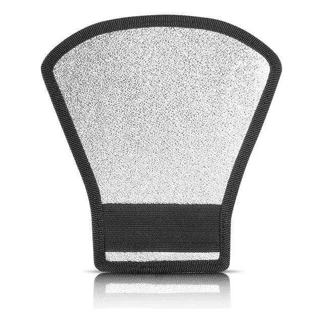 Flash Difusor De Doble Cara Plata / Blanco Para Canon Reflex