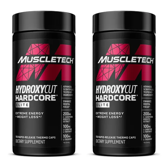 Muscletech Hydroxycut Hardcore Elite X2 Quemador X 110 Caps