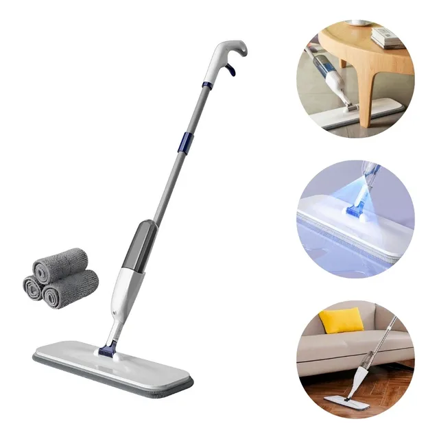 Mopa Giratoria Con Pulverizador Rociador Fregona Spray 360