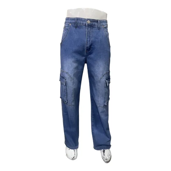 Jeans Cargo Hombre Oversize Elasticados Vario Colores