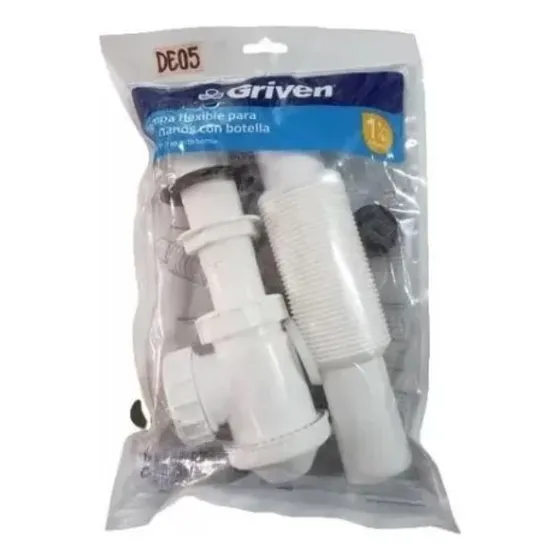 Desague Lavamanos Con Sifón Extensible 1 1/4 Griven