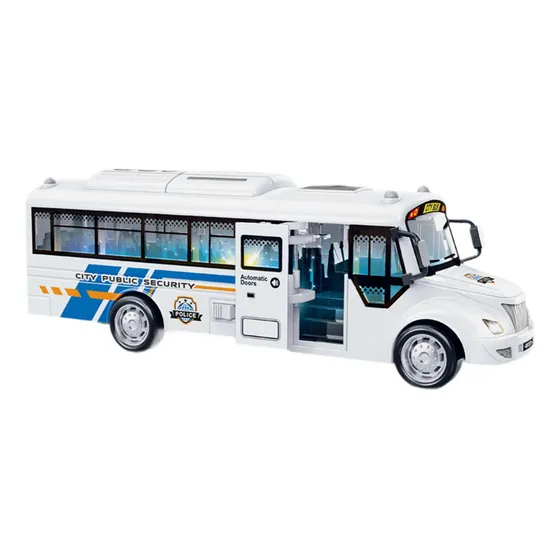 Autobús Urbano Para Niños, Autobús Eléctrico De Policía