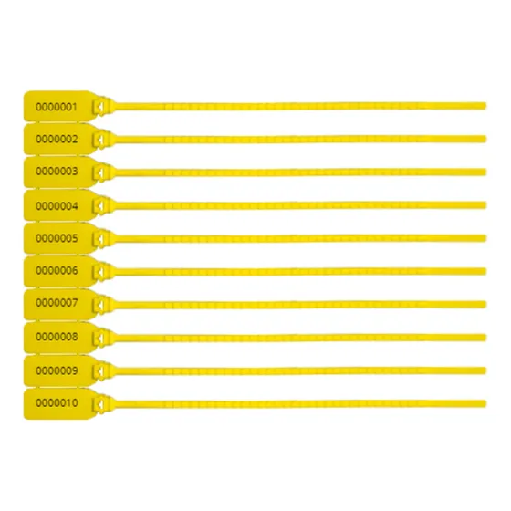 Kit 100 Lacres 16cm Numerado Segurança Malote - Varias Cores