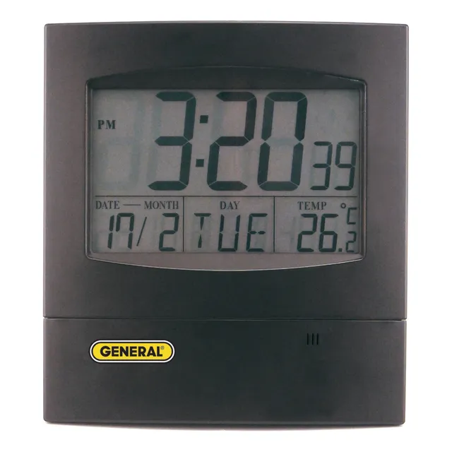 General Tools Reloj Pared Digital Pantalla Jumbo #djc381 Dia