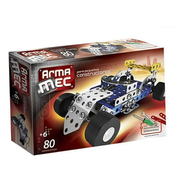 Juego Para Armar Con Herramientas Auto Juguete Metalico 