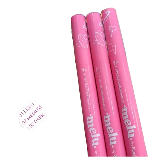 Delineador De Cejas Retractil Melu Ruby Rose C/ Cepillo 