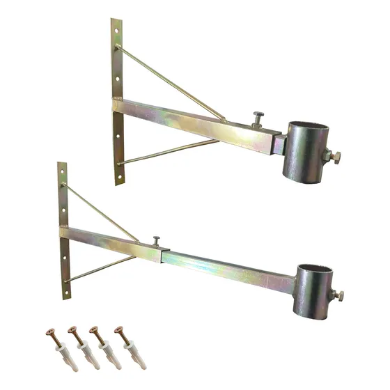 4 X Suporte P/ Antena Cano Parede Regulável Extensível 3/4
