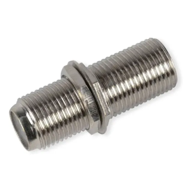 Conector Empalme F Para Cable Coaxial X 6 Und