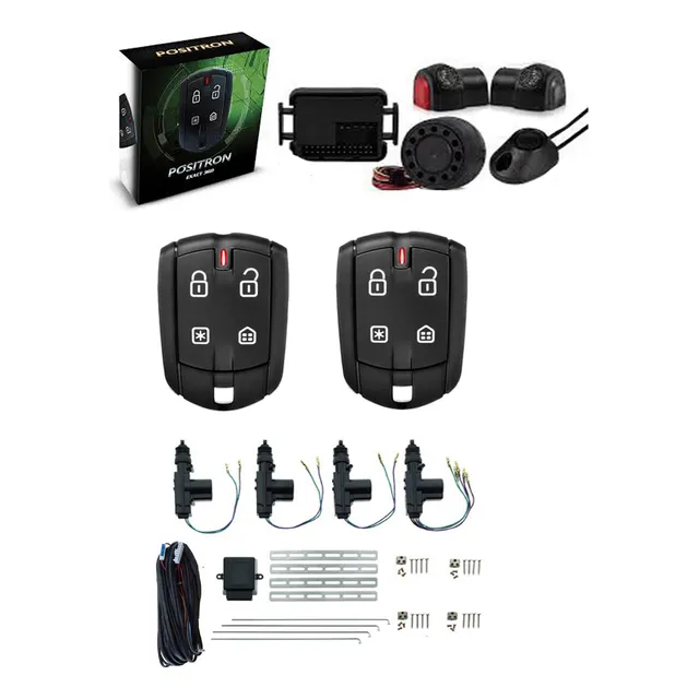 Alarma Auto Pst Ex Us + Cierre Centralizado Electrico 4p Zuk