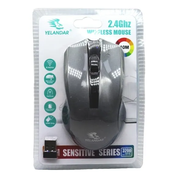 Mouse Inalámbrico Optico Ergonómico Raton Inalambrico