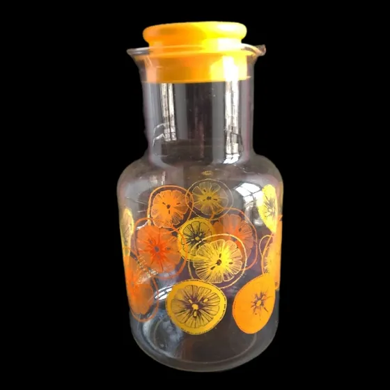 Jarra Vintage Para Jugo Naranja Cap 2 Litros Marca Pyrex