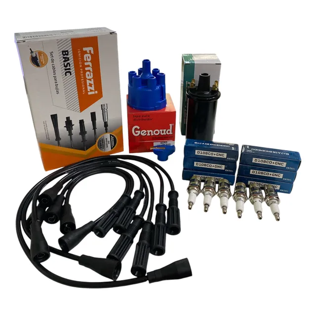 Kit Cables Bujia Tapa Rotor Bobina Enc Elec Ford Falcon F100