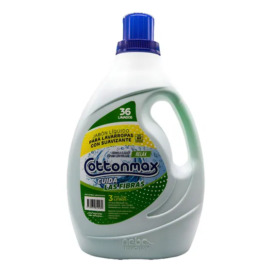 Jabón Liquido Suavizante Cottonmax 3lts Relax