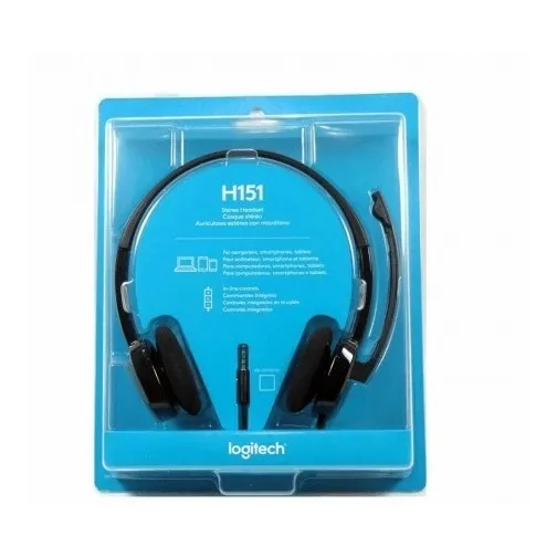 Audifonos Con Microfono Y Control Cable Logitech H151 Stereo
