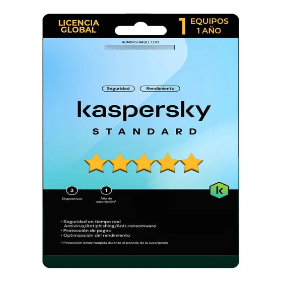 Kaspersky Standard 1 Pc 1 Año - Digital Original