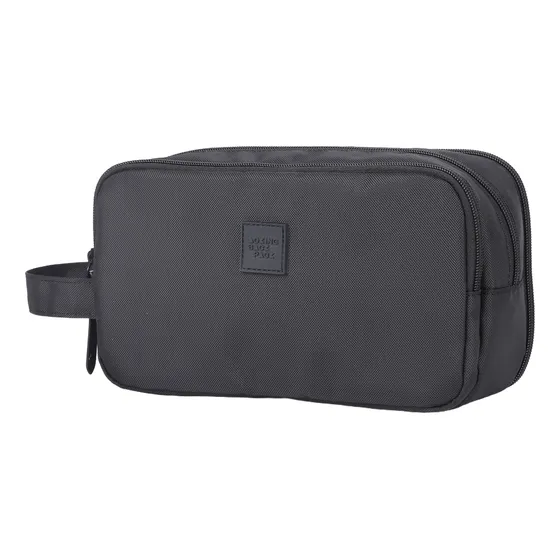 Neceser Necessaire Dama Hombre Aoking Color Negro Diseño de la tela Lisa