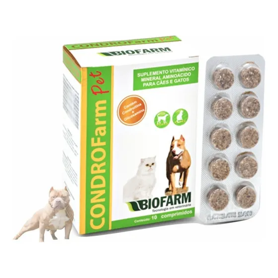 Vitamina Para Cachorro Amamentando Condrofarm 10cp