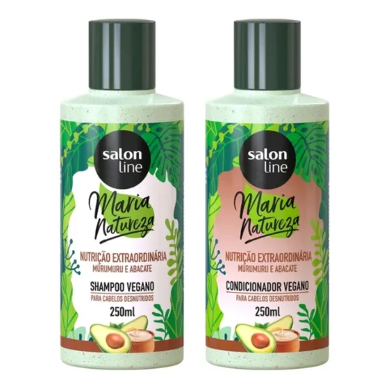 Shampoo E Condicionador Maria Natureza Salon Line 250ml 