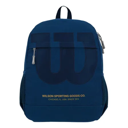 Mochila Wilson Urbana Wls127-bp339a Color Azul Diseño Lisa 18l