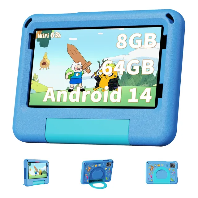 Tablet Pritom Para Niño 7'' Android 14 Tableta 8gb Ram 64gb