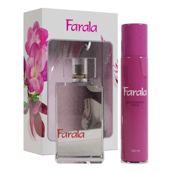 Set Perfume Farala Edt 100ml + Desodorante Spray 100ml Mujer