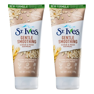 2 Esfoliantes Gentle Smoothing Aveia 170ml (cada) - St. Ives 2 Esfoliantes Gentle Smoothing Aveia 170ml (cada) - St. Ives