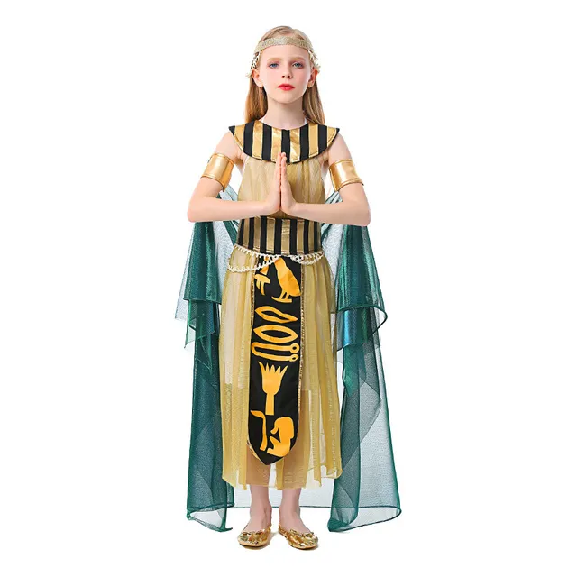 Halloween Faraón Egipcio Reina Cos Niños Cosplay Cleopatra A
