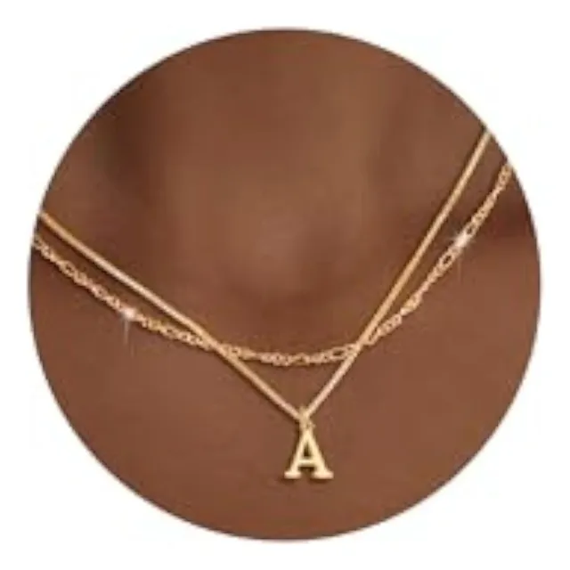 Collar De Letras De Nombre Personalizado Colgante A - Z