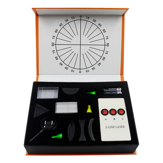Kit Óptico Físico Lentes Convexas Cóncavas Prisma Kit Óptico Físico Lentes Convexas Cóncavas Prisma