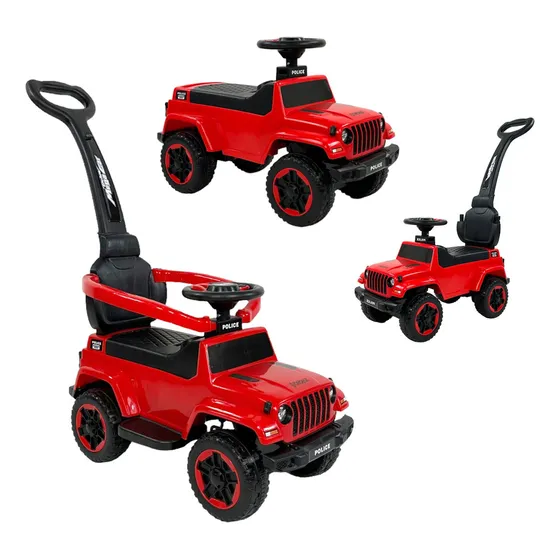 Buggy Con Guía 3en1 Bebe Resistente Calidad Bebesit Color Rojo