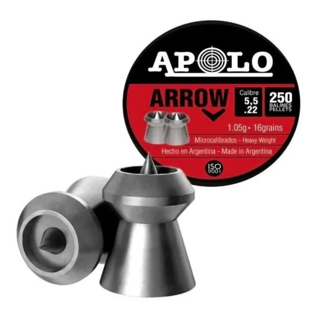 Chumbos Apolo Arrow O Magnum 5,5 Bentancor Outdoor.