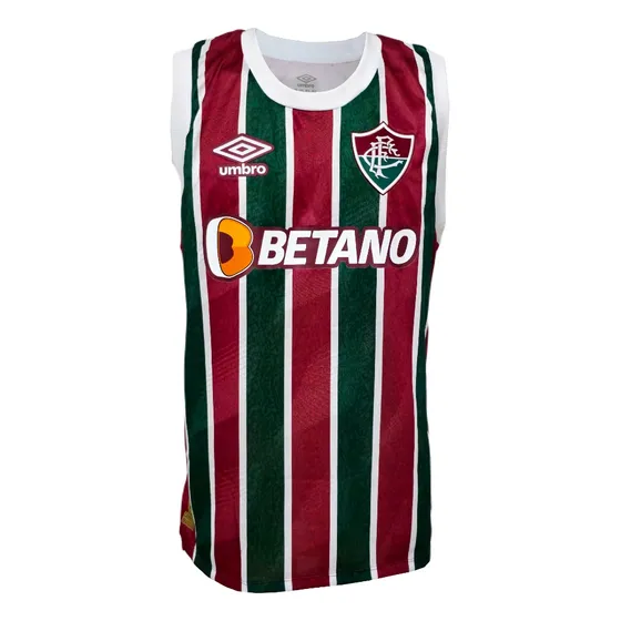 Camisa Fluminense Regata Basquete 2024 Masculino Oficial