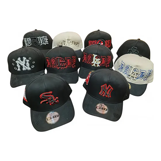 Mayoreo De Gorras Lote 10 Piezas Unitalla Surtido Negro Unitalla